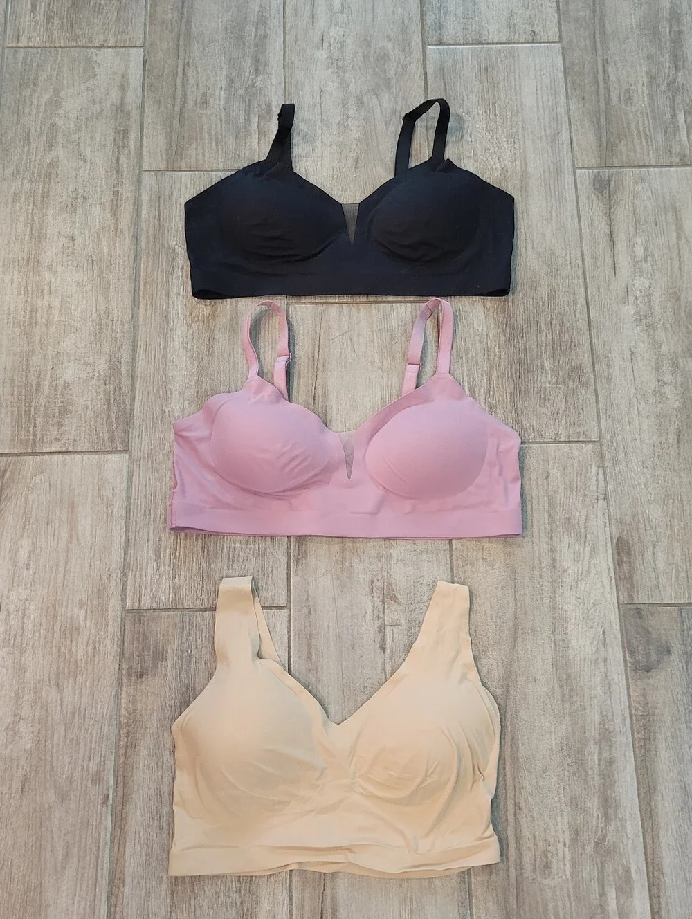 Soma Embliss Mesh Adjustable Bralett Embliss Bralette Wireless Bundle Size XL